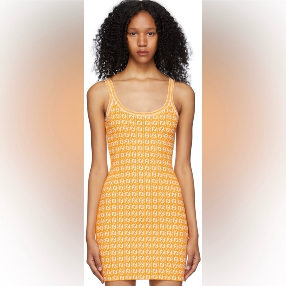 Fendi FF Motif Mini Dress